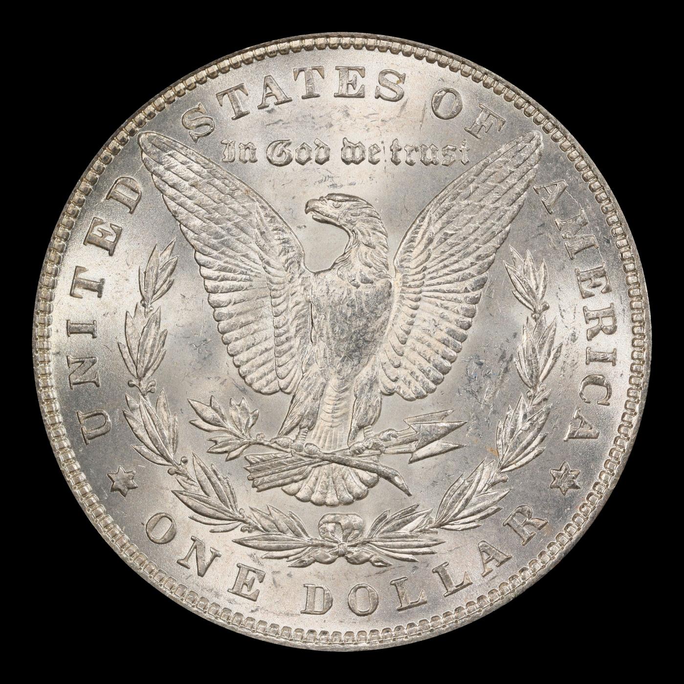 1885-p Morgan Dollar $1 Grades ms62+