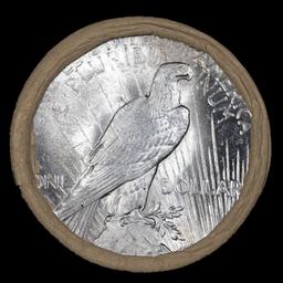 CR- Silver Peace Dollar $1 Roll Rare By SEARS 10 Coin Mystery 'P' Rev/'P' Rev Ends