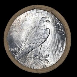 CR- Silver Peace Dollar $1 Roll Rare By SEARS 10 Coin Mystery 'P' Rev/'P' Rev Ends