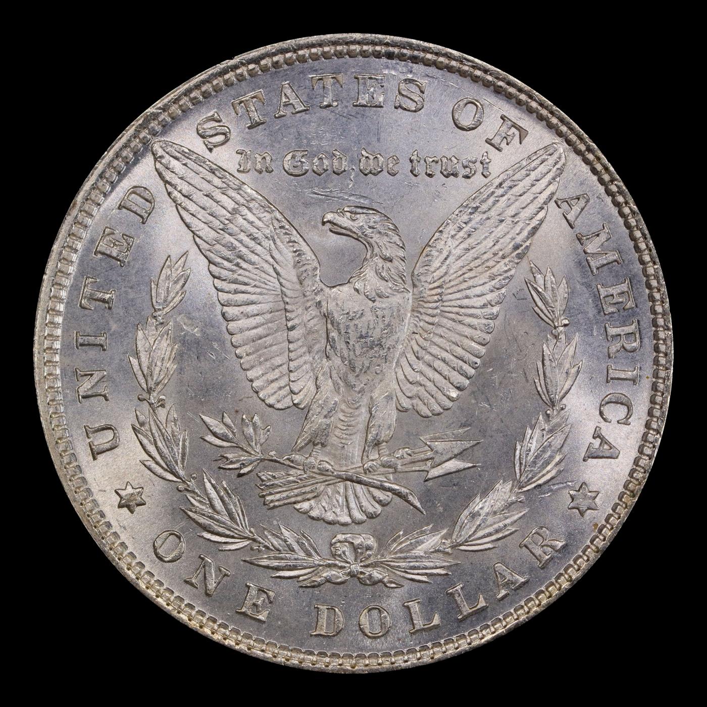 1880-p Morgan Dollar $1 Grades ms64+
