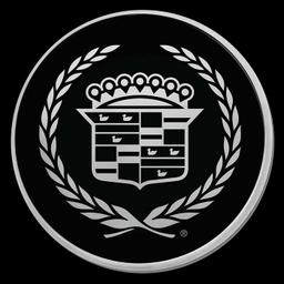 Cadillac 1906 & 1963 Colorized Logos Style - 1 oz Silver Round Round