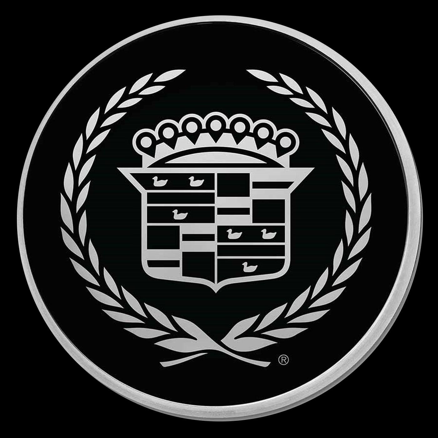 Cadillac 1906 & 1963 Colorized Logos Style - 1 oz Silver Round Round