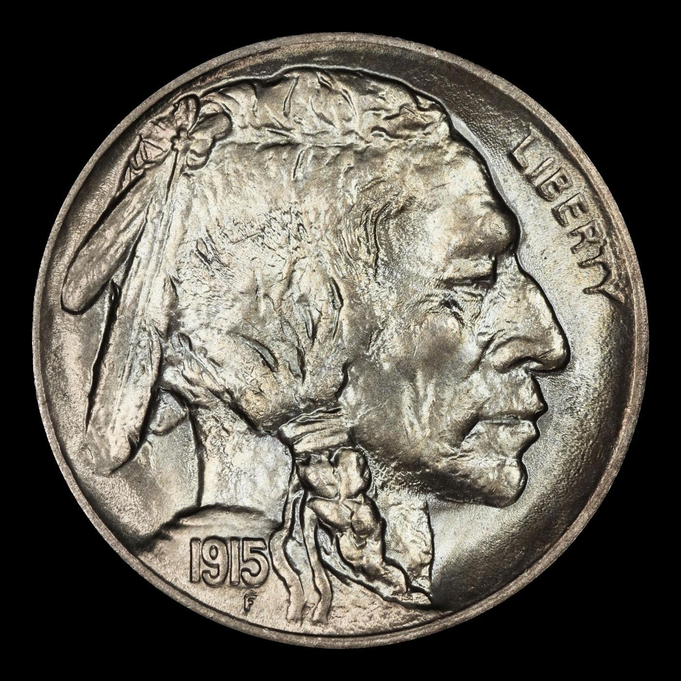 1915-p Buffalo Nickel 5c ms66+ SEGS