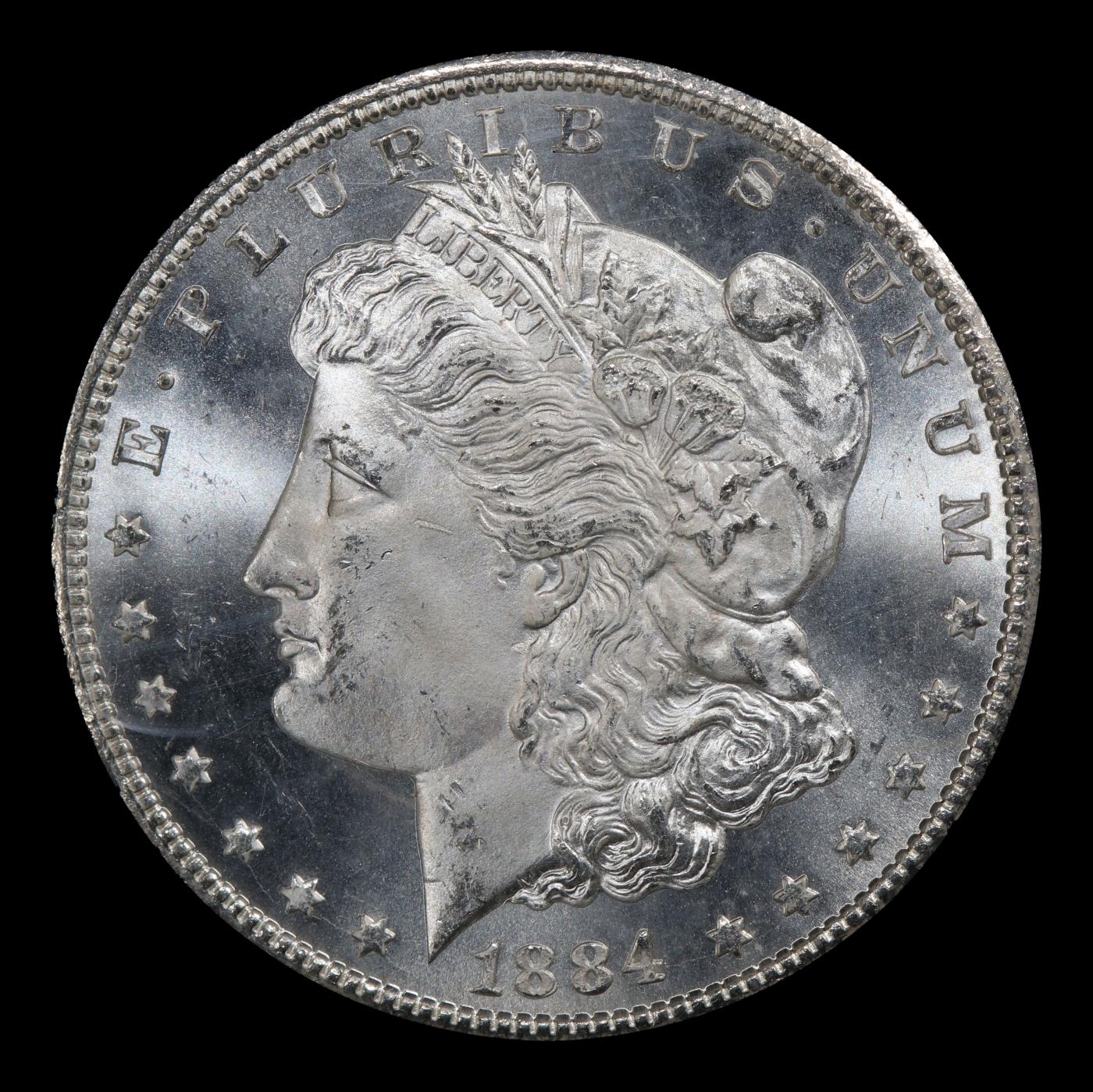1884-cc Morgan Dollar $1 ms66 SEGS