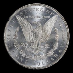 1884-cc Morgan Dollar $1 ms66 SEGS
