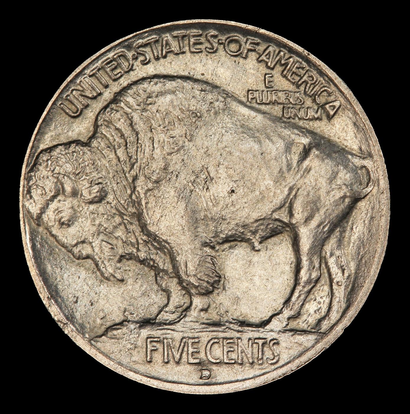 1913-d Ty I Buffalo Nickel 5c Grades ms65+