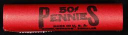BU Shotgun Lincoln 1c roll, 1973-d 50 pcs Bank Wrapper 50c