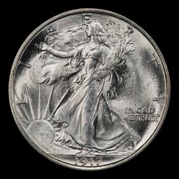 1917-p Walking Liberty Half Dollar 50c ms66 SEGS