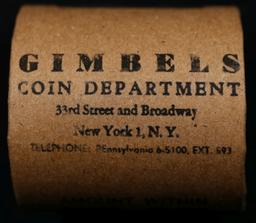 AC- Rare GIMBLES Circ Morgan Dollar $1 Roll 10 Coin B+
