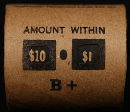AC- Rare GIMBLES Circ Morgan Dollar $1 Roll 10 Coin B+