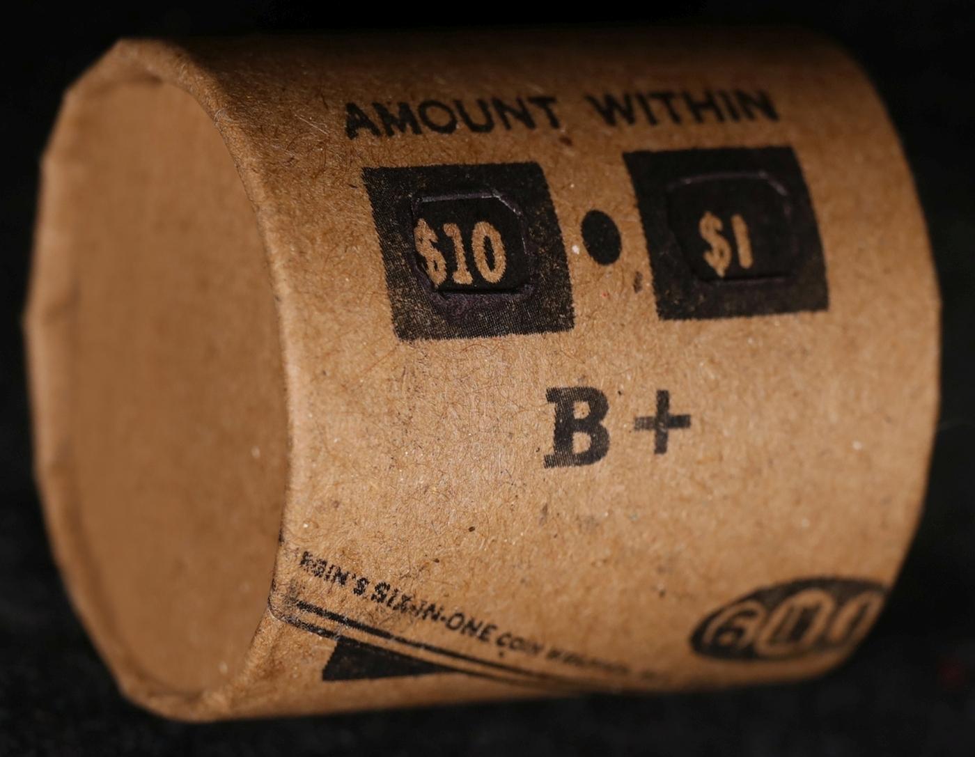 AC- Rare GIMBLES Circ Morgan Dollar $1 Roll 10 Coin B+