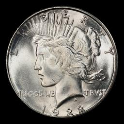 1922-s Peace Dollar $1 ms65 SEGS