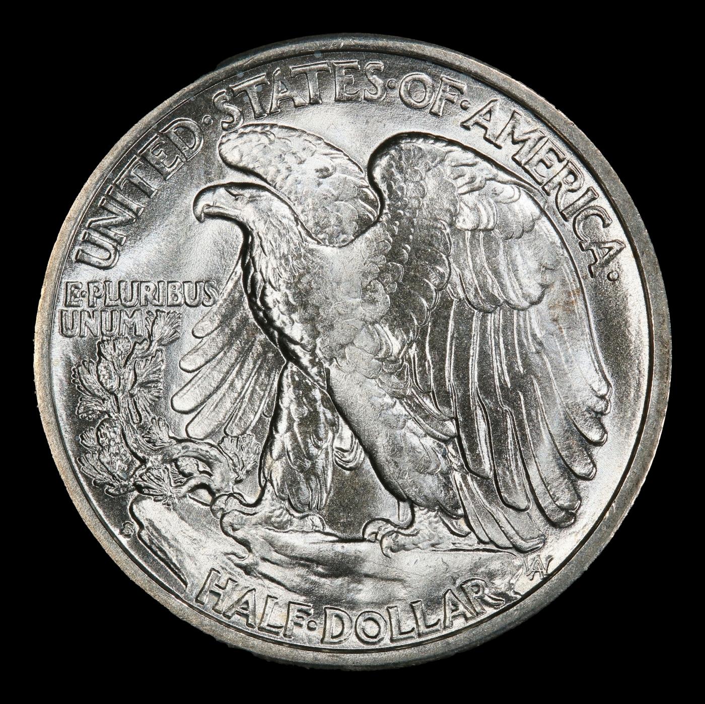 1941-s Walking Liberty Half Dollar 50c Grades ms65