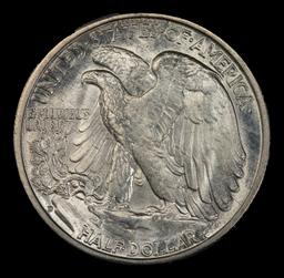 1935-d Walking Liberty Half Dollar Near Top Pop 50c ms66+ SEGS
