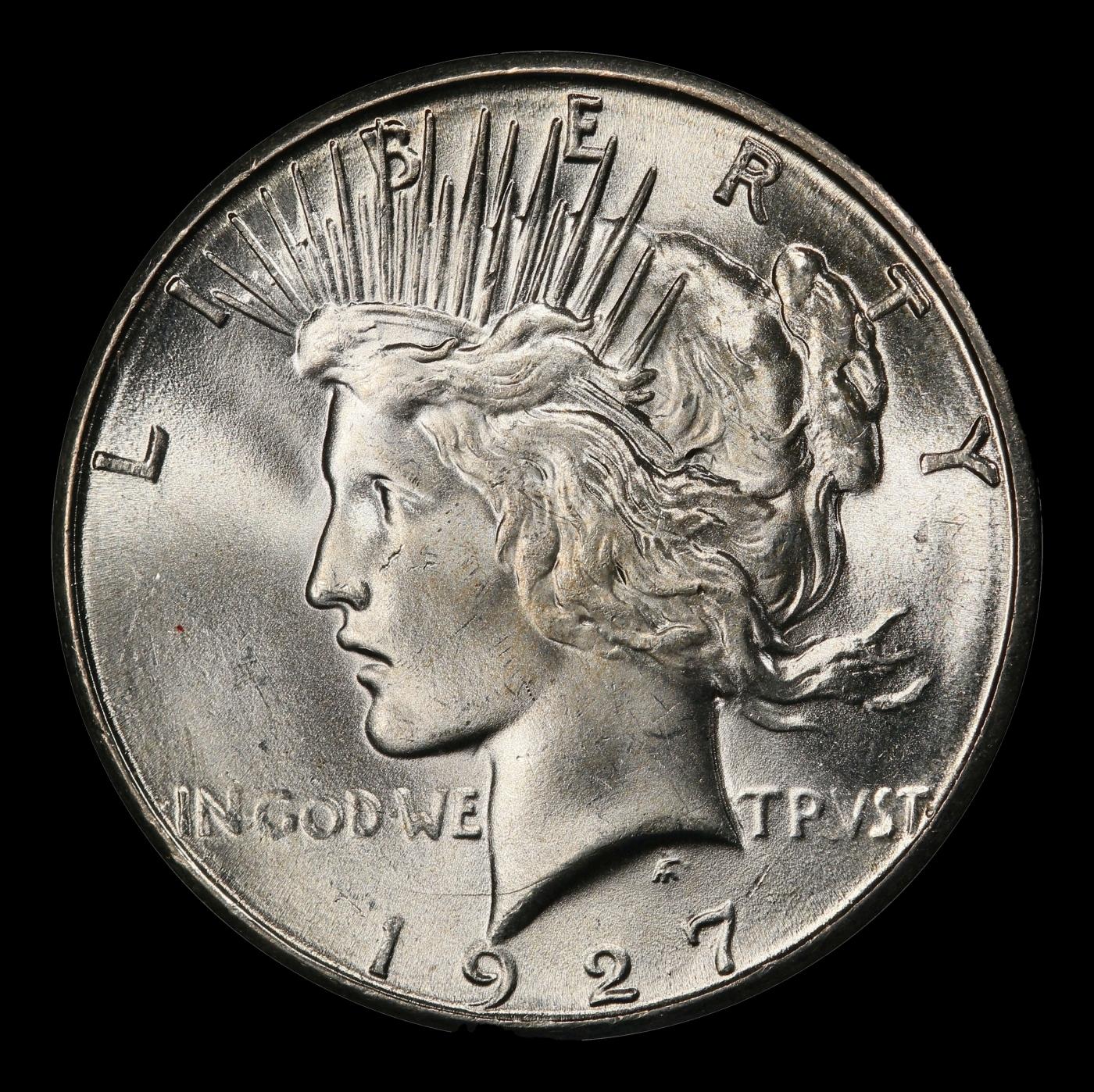 1927-s Peace Dollar $1 ms64 SEGS