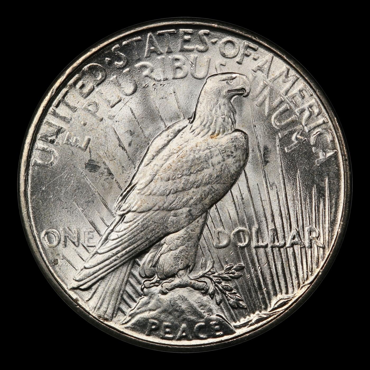 1927-s Peace Dollar $1 ms64 SEGS