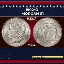 1902-o Morgan Dollar $1 Grades ms64+