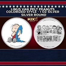 Linus Van Pelt Peanuts Colorized Style - 1 oz Silver Round Round