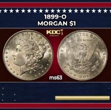 1899-o Morgan Dollar $1 Grades ms63