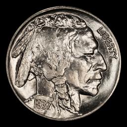 1937-s Buffalo Nickel Near Top Pop 5c ms67 SEGS