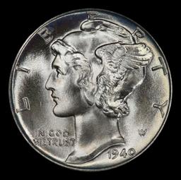 1940-p Mercury Dime Near Top Pop! 10c ms68 FSB SEGS