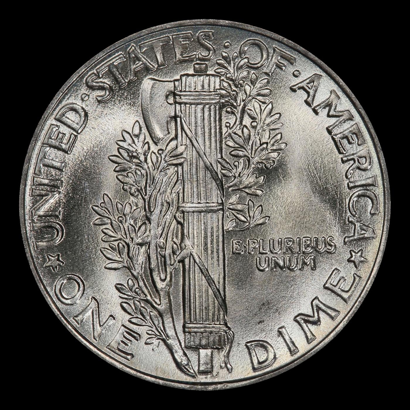 1940-p Mercury Dime Near Top Pop! 10c ms68 FSB SEGS