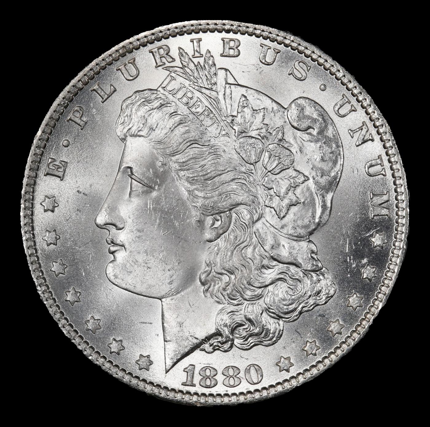 1880-o Morgan Dollar $1 ms63+ SEGS