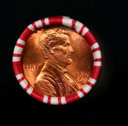 BU Shotgun Lincoln 1c roll, 1982-d 50 pcs Bank Wrapper 50c