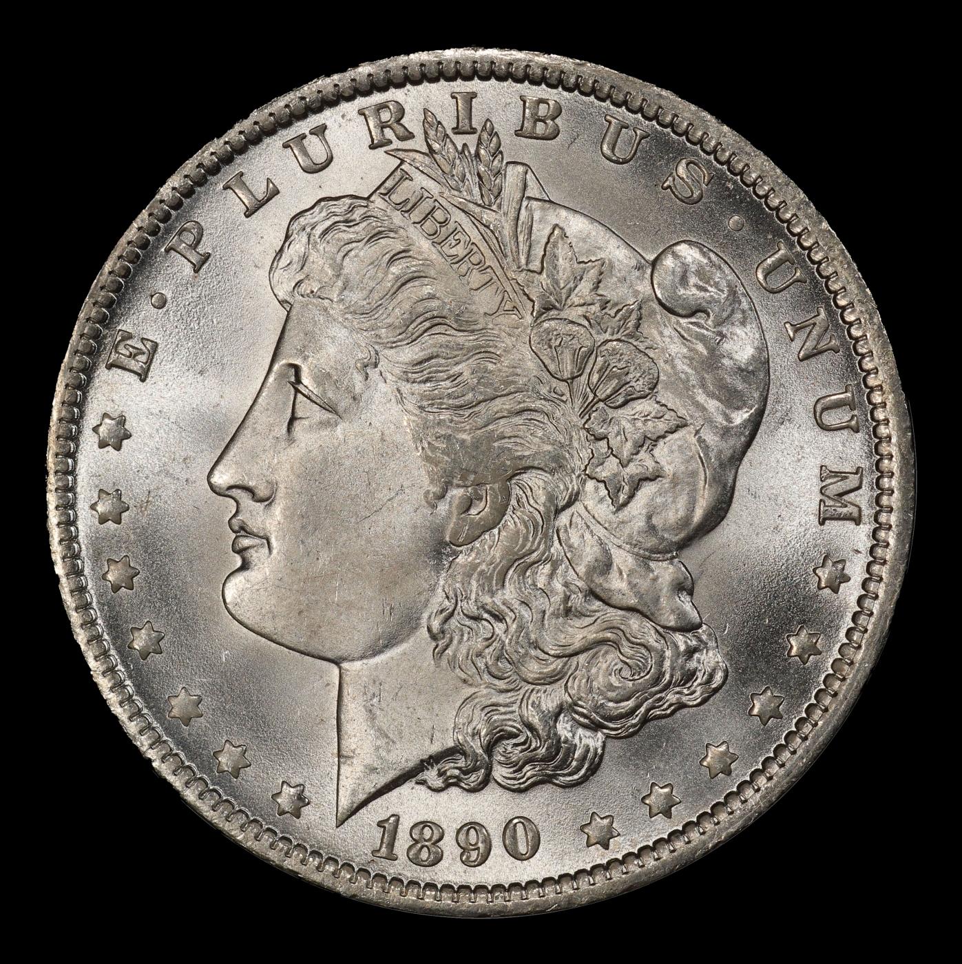 1890-o Morgan Dollar Near Top Pop! $1 ms65+ SEGS