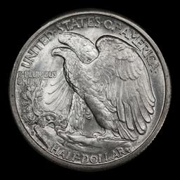 1943-s Walking Liberty Half Dollar TOP POP! 50c ms67+ SEGS
