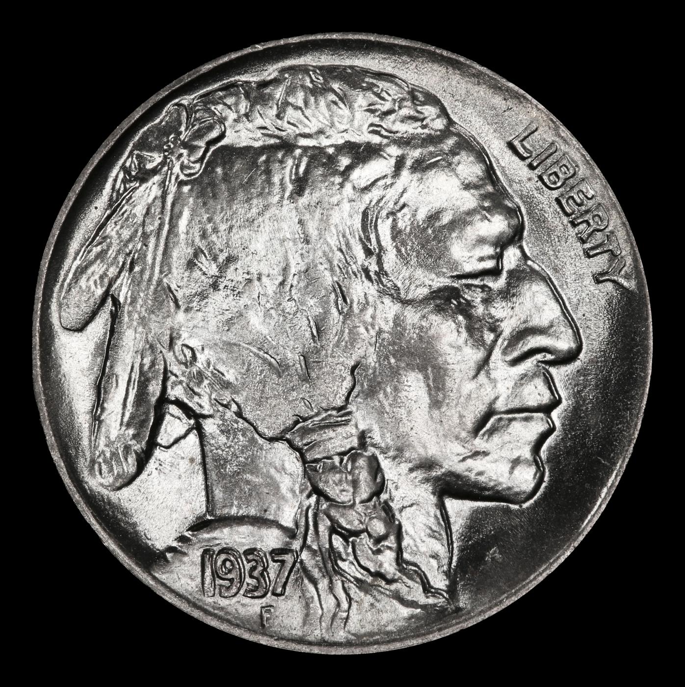 1937-d Buffalo Nickel Near Top Pop 5c ms68 SEGS