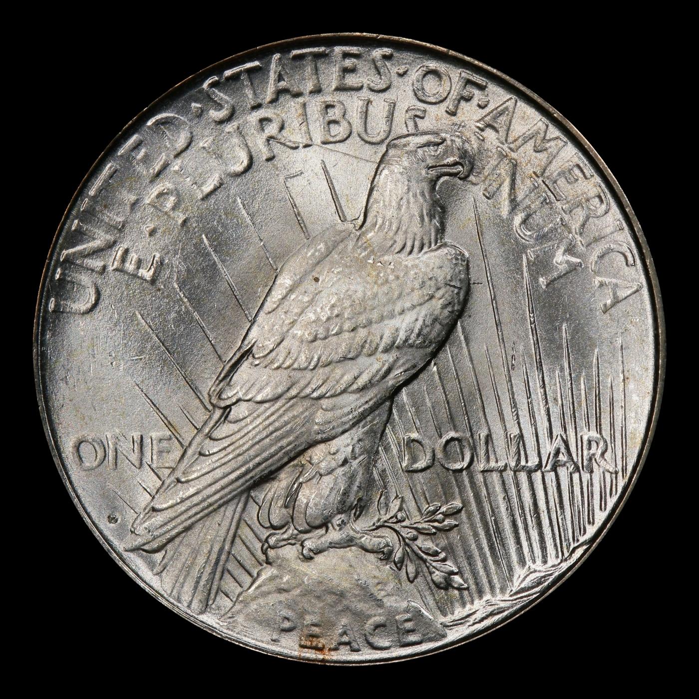 1923-d Peace Dollar $1 ms65 SEGS