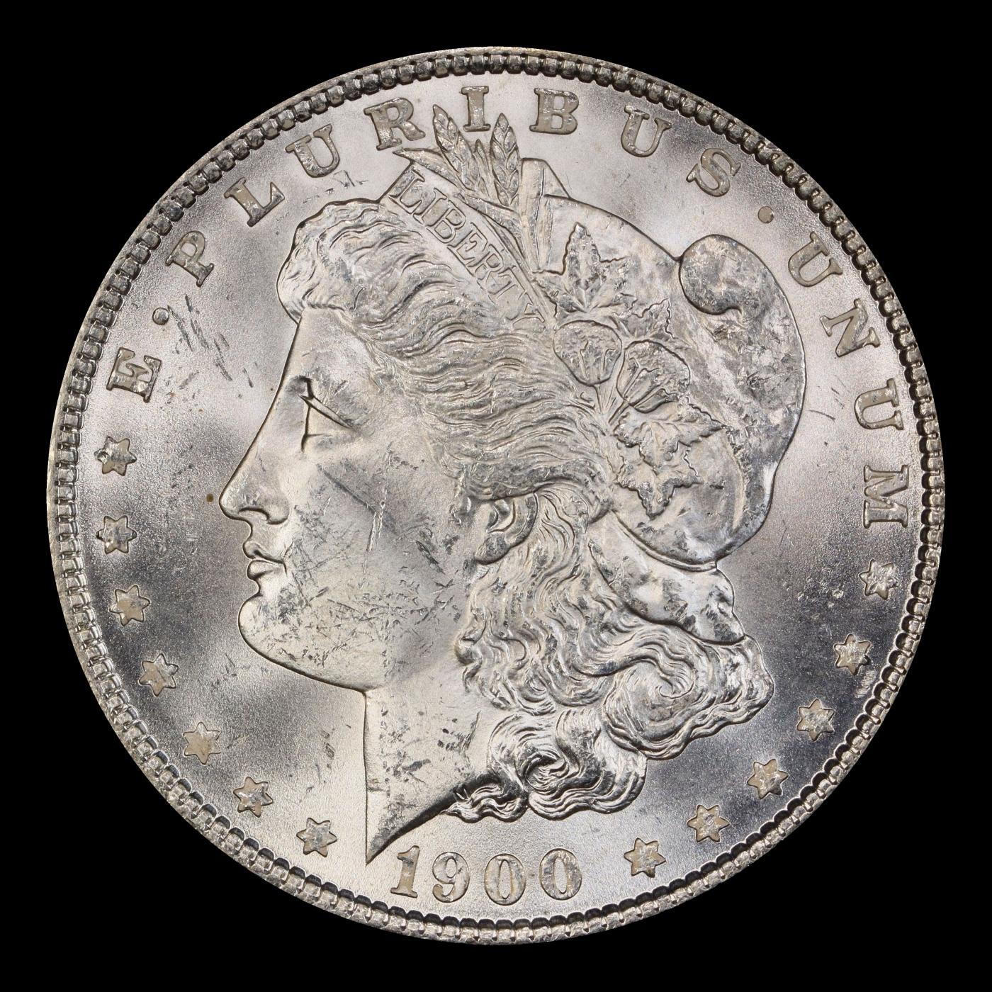 1900-p Morgan Dollar $1 Grades ms64