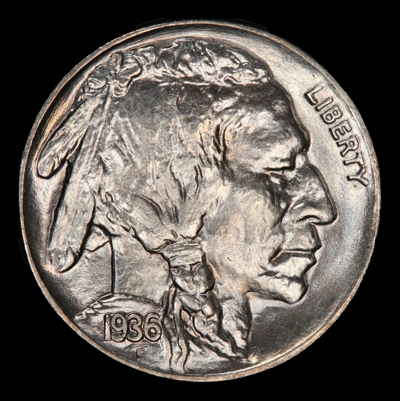 1936-p Buffalo Nickel 5c ms67 SEGS