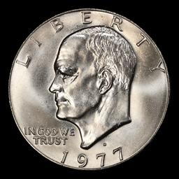 1977-d Eisenhower Dollar TOP POP! $1 ms67 SEGS