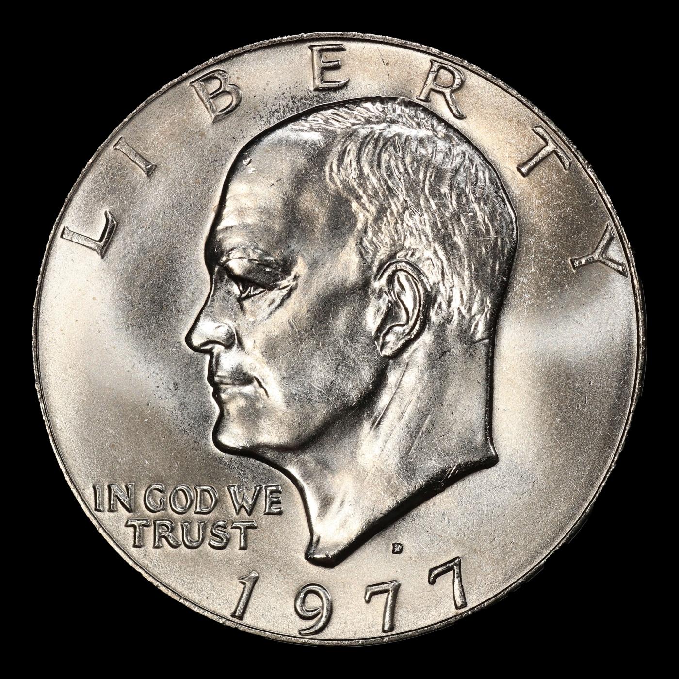 1977-d Eisenhower Dollar TOP POP! $1 ms67 SEGS