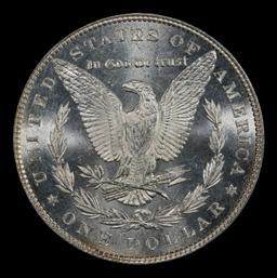 1885-p Morgan Dollar $1 Grades ms63
