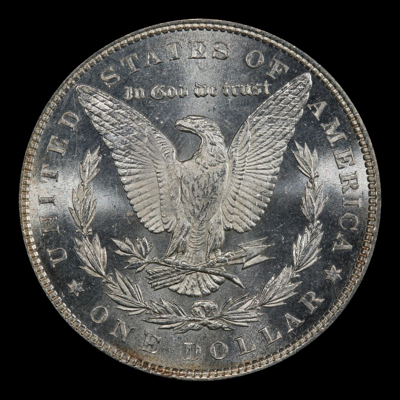 1885-p Morgan Dollar $1 Grades ms63
