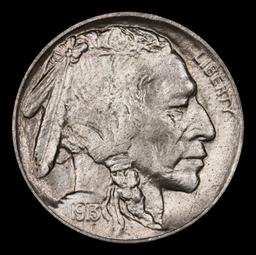 1913-d Ty II Buffalo Nickel 5c ms66+ SEGS