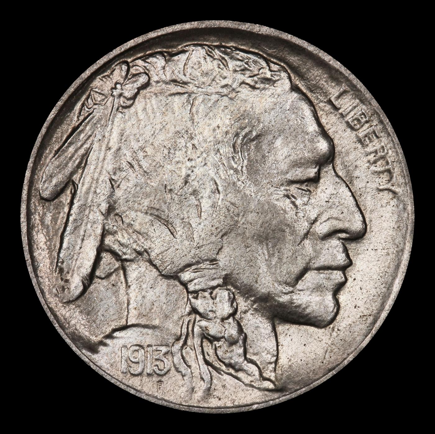 1913-d Ty II Buffalo Nickel 5c ms66+ SEGS