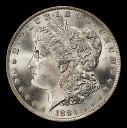 1884-o Morgan Dollar $1 Grades ms66