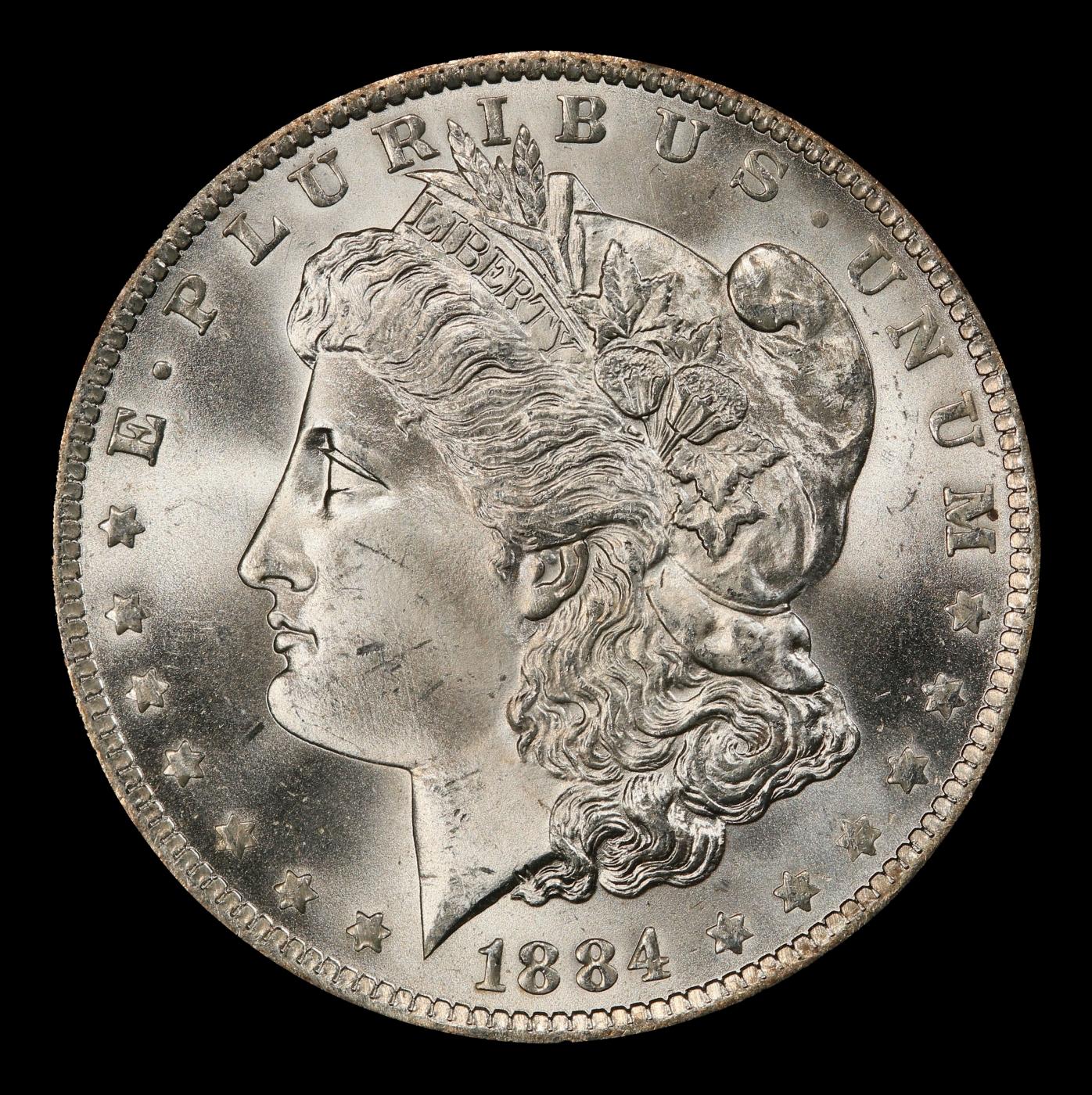 1884-o Morgan Dollar $1 Grades ms66