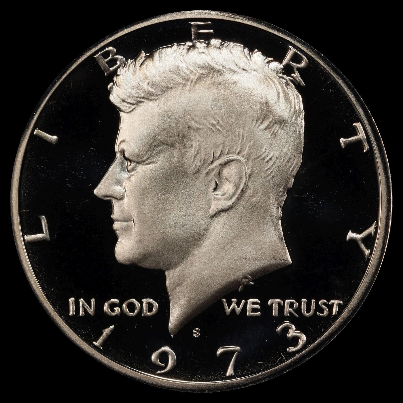 1973-s Proof Kennedy Half Dollar 50c pr70 dcam SEGS