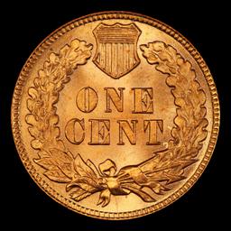 1904 Indian Cent . 1c ms66 rd SEGS