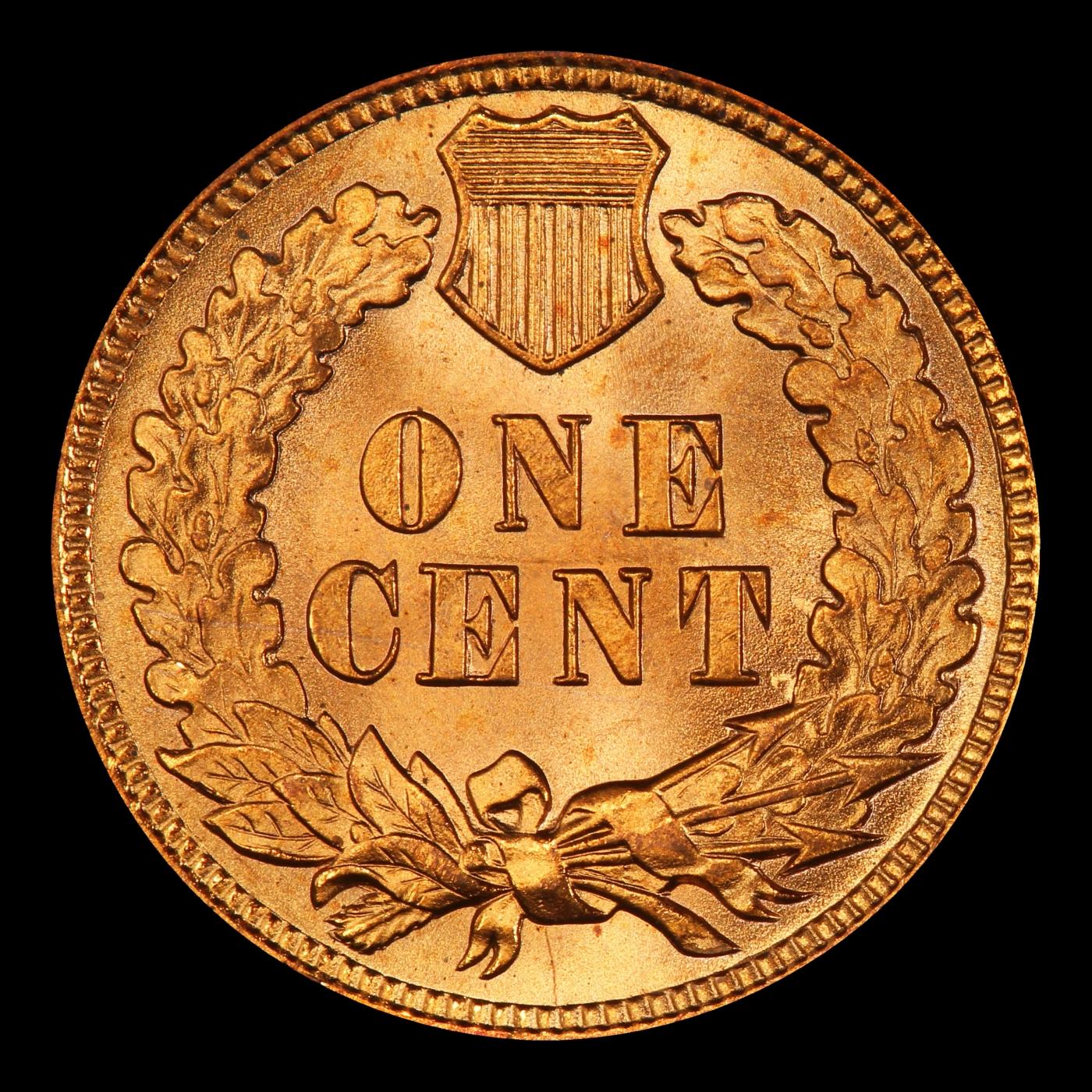 1904 Indian Cent . 1c ms66 rd SEGS