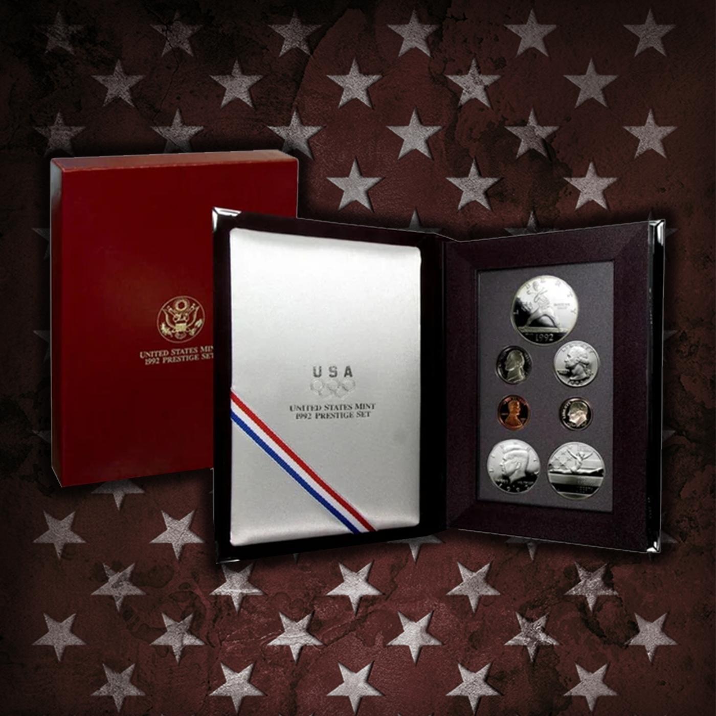 1983-1997 Full Run of US Mint Prestige Proof Sets - 92 Coins, 14 Complete Sets