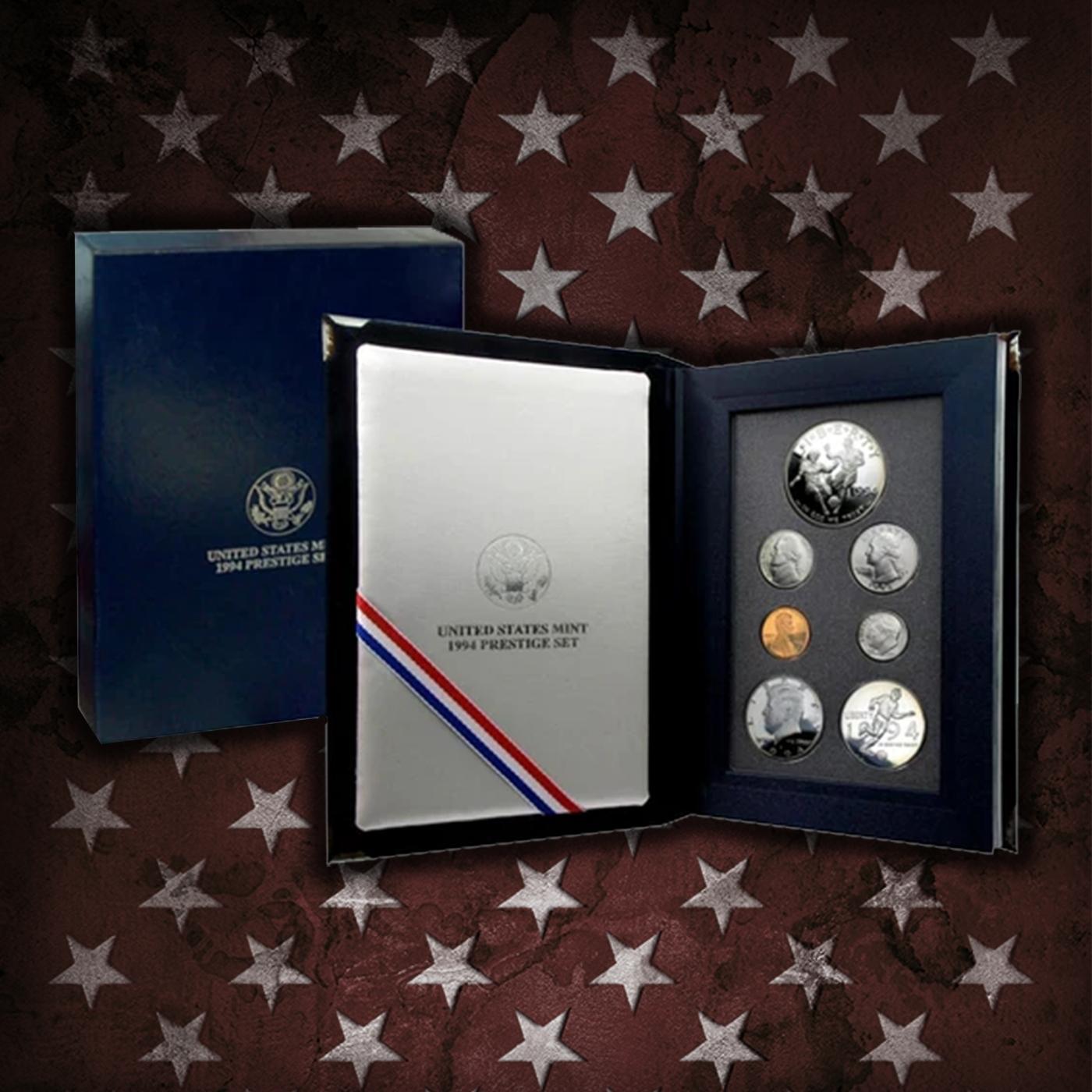 1983-1997 Full Run of US Mint Prestige Proof Sets - 92 Coins, 14 Complete Sets
