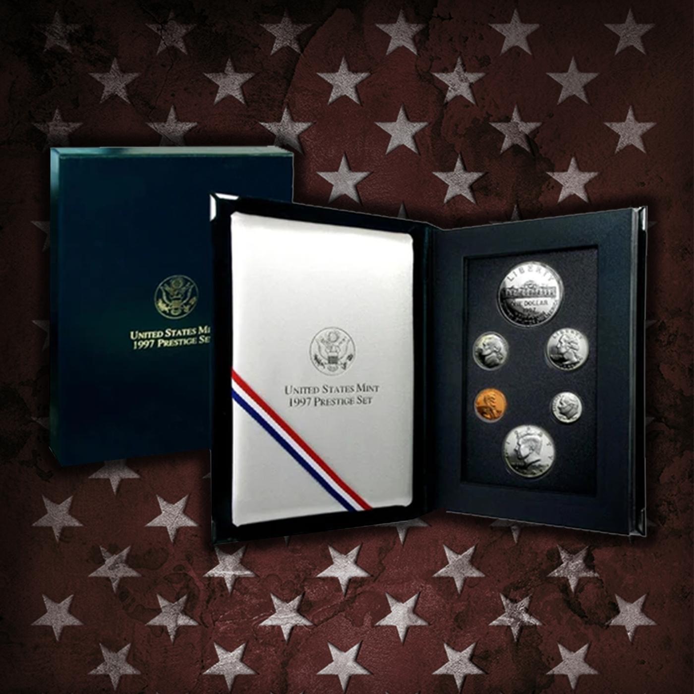 1983-1997 Full Run of US Mint Prestige Proof Sets - 92 Coins, 14 Complete Sets
