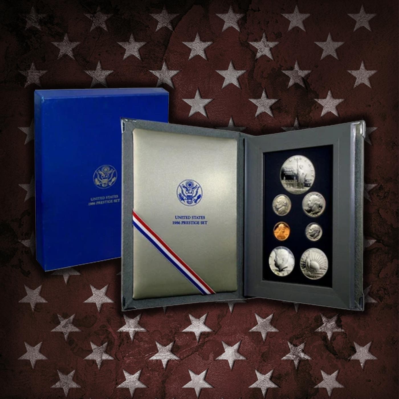 1983-1997 Full Run of US Mint Prestige Proof Sets - 92 Coins, 14 Complete Sets