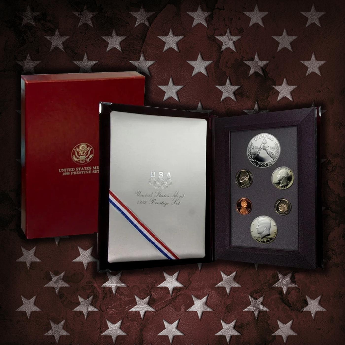 1983-1997 Full Run of US Mint Prestige Proof Sets - 92 Coins, 14 Complete Sets